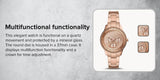 Fossil Stella Sport Multifunction Rose Gold Dial Rose Gold Steel Strap Watch for Women - ES5106 Authentic Buy Shop Now