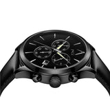 Hugo Boss Grand Prix Black Dial Black Leather Strap Watch for Men - 1513474 Authentic Buy Shop Now