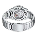 Citizen Mechanical Black Dial Silver Steel Strap Watch For Men - NJ0120-81E Authentic Buy Shop Now