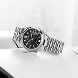Citizen Tsuyosa Automatic Black Dial Silver Steel Strap Watch For Men - NJ0150-56E Authentic Buy Shop Now