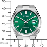 Citizen Tsuyosa Automatic Green Dial Silver Steel Strap Watch For Men - NJ0150-81X Authentic Buy Shop Now