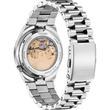 Citizen Tsuyosa Automatic Titanium Yellow Dial Silver Steel Strap Watch For Men - NK5010-51X Authentic Buy Shop Now