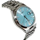 Citizen Tsuyosa Automatic Turquoise Dial Silver Steel Strap Watch For Men - NJ0151-88M Authentic Buy Shop Now