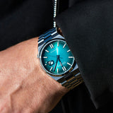 Citizen Tsuyosa Automatic Blue Dial Silver Steel Strap Watch For Men - NJ0151-88X Authentic Buy Shop Now
