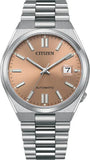 Citizen x Pantone Automatic Warm Sand Dial Silver Steel Strap Watch For Men - NJ0158-89Y Authentic Buy Shop Now