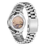 Citizen Tsuyosa Automatic Salmon Orange Dial Silver Steel Strap Watch For Men - NJ0159-86Z Authentic Buy Shop Now