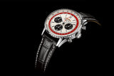 Breitling Navitimer B01 Chronograph 43 Boeing 747 White Dial Black Leather Strap Watch for Men - AB01383B1G1P1 Authentic Buy Shop Now