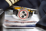 Breitling Navitimer B01 Chronograph 43 Boeing 747 White Dial Black Leather Strap Watch for Men - AB01383B1G1P1 Authentic Buy Shop Now