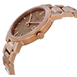 Burberry The City Rose Gold Dial Rose Gold Steel Strap Watch for Women - BU9034 Authentic Buy Shop Now