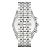 Emporio Armani Sportivo Chronograph Silver Dial Silver Steel Strap Watch For Men - AR6073 Authentic Buy Shop Now