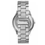 Michael Kors Slim Runway Quartz Pink Dial Silver Steel Strap Watch For Women - MK3380 Authentic Buy Shop Now