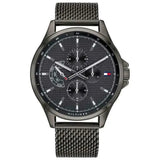 Tommy Hilfiger Shawn Chronograph Quartz Grey Dial Grey Mesh Bracelet Watch for Men - 1791613 Authentic Buy Shop Now