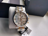 Hugo Boss Areoliner Chronograph White Dial Two Tone Steel Strap Watch for Men - 1513236 Authentic Buy Shop Now