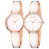 Calvin Klein Seduce Seduction White Dial Two Tone Steel Strap Watch for Women - K4E2NX1T Authentic Buy Shop Now