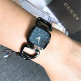 Gucci G Ladies Quartz 125 G Series Black Dial Bracelet Watch For Women - YA125504 Authentic Buy Shop Now