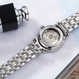 Longines Presence 25.5mm Automatic Black Dial Silver Steel Strap Watch for Women - L4.321.4.52.6 Authentic Buy Shop Now