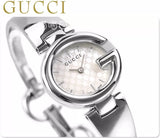Gucci Guccissima Quartz Silver Dial Silver Steel Strap Watch For Women - YA134511 Authentic Buy Shop Now