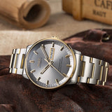Mido Commander II Automatic Chronometer Silver Dial Two Tone Steel Strap Watch For Men - M021.431.22.071.00 Authentic Buy Shop Now