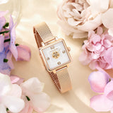 Coach Cass White Dial Rose Gold Mesh Bracelet Watch for Women - 14503698 Authentic Buy Shop Now