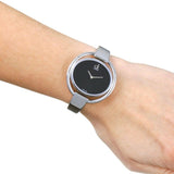 Calvin Klein Impetuous Black Dial Silver Steel Strap Watch for Women - K4F2N111 Authentic Buy Shop Now