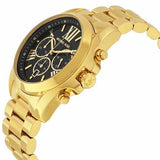 Michael Kors Bradshaw Black Dial Gold Steel Strap Watch for Women - MK5739 Authentic Buy Shop Now