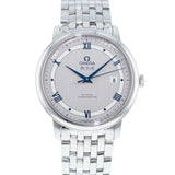 Omega De Ville Prestige Co-Axial Rhodium Silver Dial Silver Steel Strap Watch for Men - 424.10.40.20.02.001 Authentic Buy Shop Now
