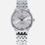 Omega De Ville Prestige Co-Axial Silver Dial Silver Steel Strap Watch for Men - 424.10.40.20.02.003 Authentic Buy Shop Now