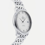 Omega De Ville Prestige Co-Axial Silver Dial Silver Steel Strap Watch for Men - 424.10.40.20.02.003 Authentic Buy Shop Now