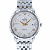 Omega De Ville Prestige Co Axial Silver Dial Silver Steel Strap Watch for Men - 424.10.40.20.02.004 Authentic Buy Shop Now