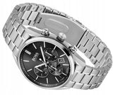 Hugo Boss Champion Black Dial Silver Steel Strap Watch for Men - 1513871 Authentic Buy Shop Now