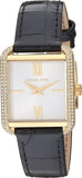 Michael Kors Lake Quartz White Dial Black Leather Strap Watch For Women - MK2762 Authentic Buy Shop Now