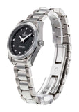 Omega Seamaster Aqua Terra Quartz Diamond Black Dial Silver Steel Strap Watch for Women - 220.10.28.60.51.001 Authentic Buy Shop Now