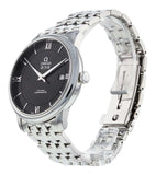 Omega De Ville Prestige Co-Axial Black Dial Silver Steel Strap Watch for Men - 424.10.40.20.01.001 Authentic Buy Shop Now