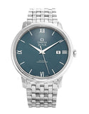Omega De Ville Prestige Co-Axial Orbis Blue Dial Silver Steel Strap Watch for Men - 424.10.40.20.03.001 Authentic Buy Shop Now
