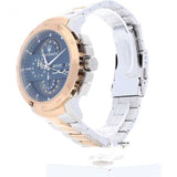 Maserati Ingegno Chronograph Blue Dial Two Tone Steel Strap Watch for Men - R8873619002 Authentic Buy Shop Now