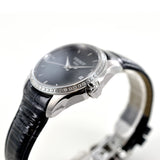 Tissot T Trend Couturier Diamonds Black Dial Black Leather Strap Watch for Women - T035.210.66.051.00 Authentic Buy Shop Now
