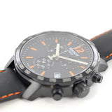 Tissot Quickster Chronograph Black Dial Watch For Men - T095.417.36.057.00 Authentic Buy Shop Now
