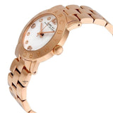 Marc Jacobs Amy White Dial Rose Gold Steel Strap Watch for Women - MBM3077 Authentic Buy Shop Now