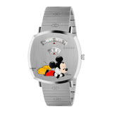 Gucci Grip x Disney Quartz Silver Dial Silver Steel Strap Unisex Watch - YA157419 Authentic Buy Shop Now