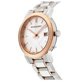 Burberry The City White Dial Two Tone Steel Strap Watch for Women - BU9006 Authentic Buy Shop Now