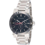 Burberry The City Black Dial Silver Steel Strap Watch for Men - BU9380 Authentic Buy Shop Now