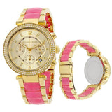 Michael Kors Parker Gold Dial Two Tone Steel Strap Watch for Women - MK6363 Authentic Buy Shop Now