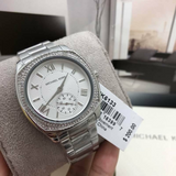 Michael Kors Bryn Quartz Silver Dial Silver Steel Strap Watch For Women - MK6133 Authentic Buy Shop Now