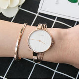 Calvin Klein Drift White Dial Rose Gold Steel Strap Watch for Women - K6S2N616 Authentic Buy Shop Now