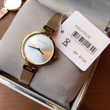 Calvin Klein Authentic White Dial Rose Gold Mesh Bracelet Watch for Women - K8G23526 Authentic Buy Shop Now