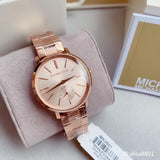 Michael Kors Jaryn Quartz Rose Gold Dial Rose Gold Steel Strap Watch For Women - MK3501 Authentic Buy Shop Now