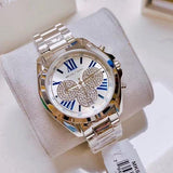 Michael Kors Bradshaw Quartz Silver Dial Silver Steel Strap Watch For Women - MK6320 Authentic Buy Shop Now