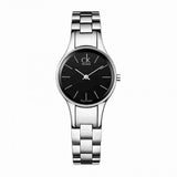 Calvin Klein Simplicity Black Dial Silver Steel Strap Watch for Women - K4323130 Authentic Buy Shop Now