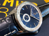Breitling Premier Automatic 40mm Blue Dial Blue Leather Strap Mens Watch - A37340351C1P2 Authentic Buy Shop Now