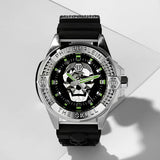 Philipp Plein The Skull Black Dial Black Silicone Strap Watch for Men - PWAAA0121 Authentic Buy Shop Now